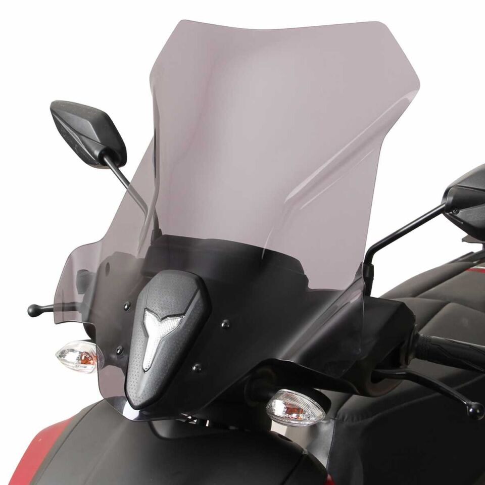 GP Kompozit Yamaha RayZR 2024 Uyumlu Ön Tur Camı Füme 53 cm