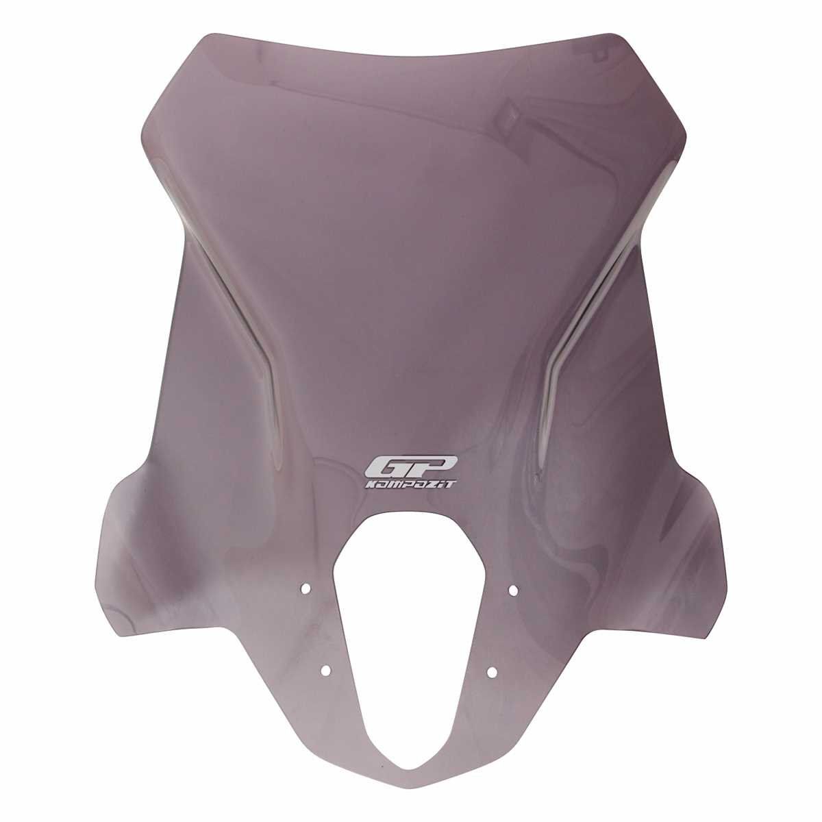 GP Kompozit Yamaha RayZR 2024 Uyumlu Ön Tur Camı Füme 53 cm