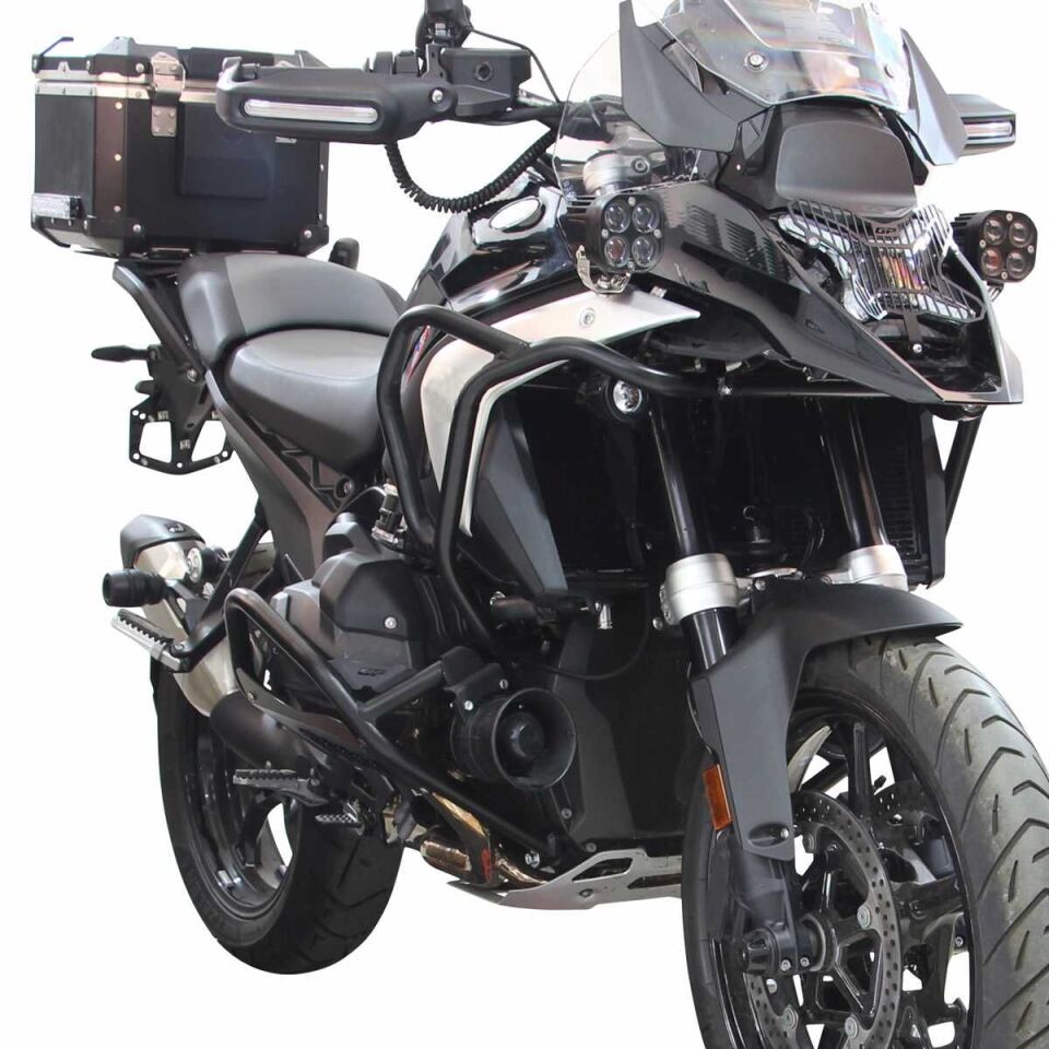 GP Kompozit BMW R 1300 GS 2023-2024 Uyumlu Motor Üst Koruma Demiri Siyah