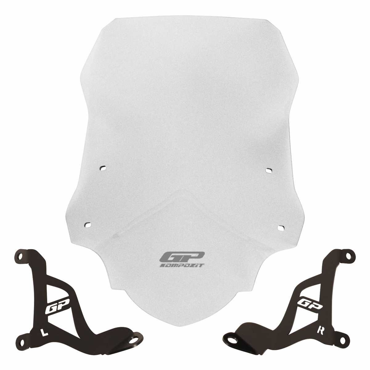 GP Kompozit Aprilia SR 125 / 160 2024 Uyumlu Ön Cam Şeffaf 51 cm