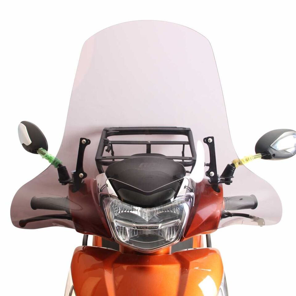 GP Kompozit TVS Jupiter 110/125 2023-2024 Uyumlu Ön Cam Şeffaf 58 cm