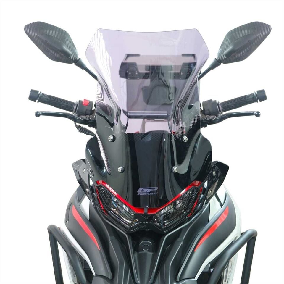 GP Kompozit Benelli TRK 702 X 2024 Uyumlu Ön Cam Şeffaf 53 cm