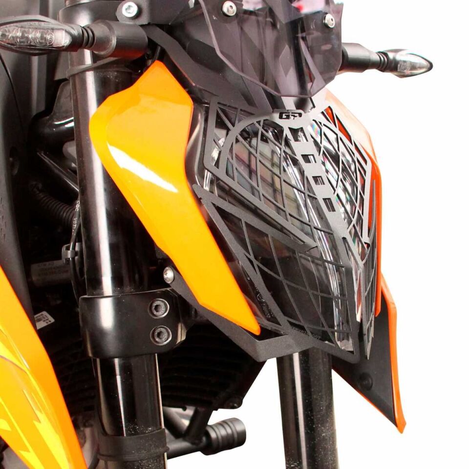 GP Kompozit KTM Duke 250 2024 Uyumlu Far Koruma Siyah