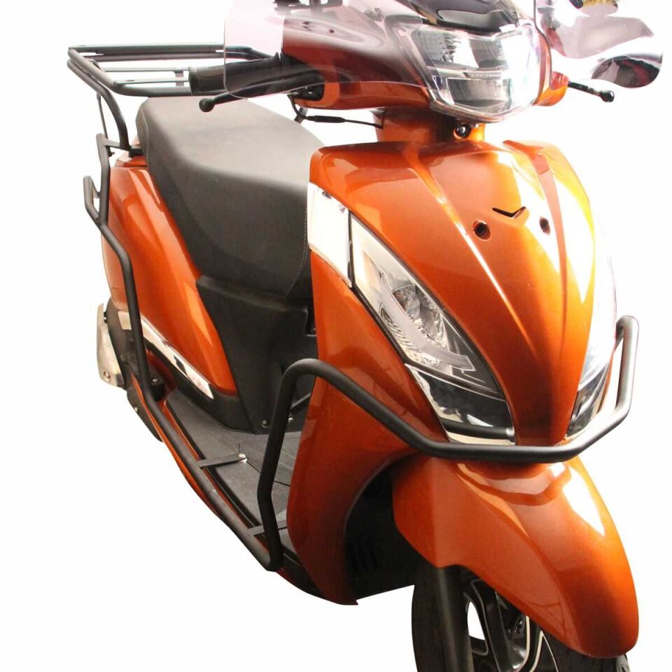 GP Kompozit TVS Jupiter 110/125 2023-2024 Uyumlu Motor Koruma Demiri Siyah