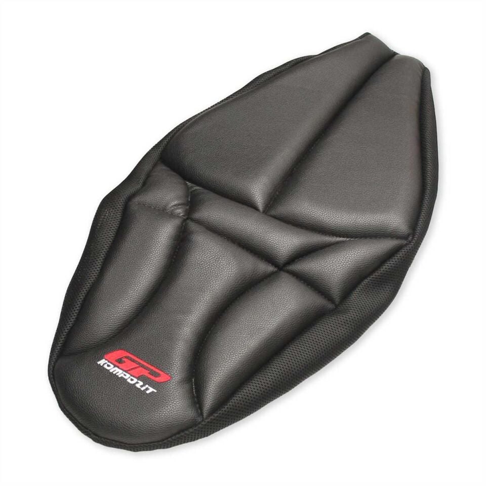 GP Kompozit Honda PCX 125 / 150 2014-2024 Uyumlu Fileli Motosiklet Konfor Sele Kılıfı Siyah