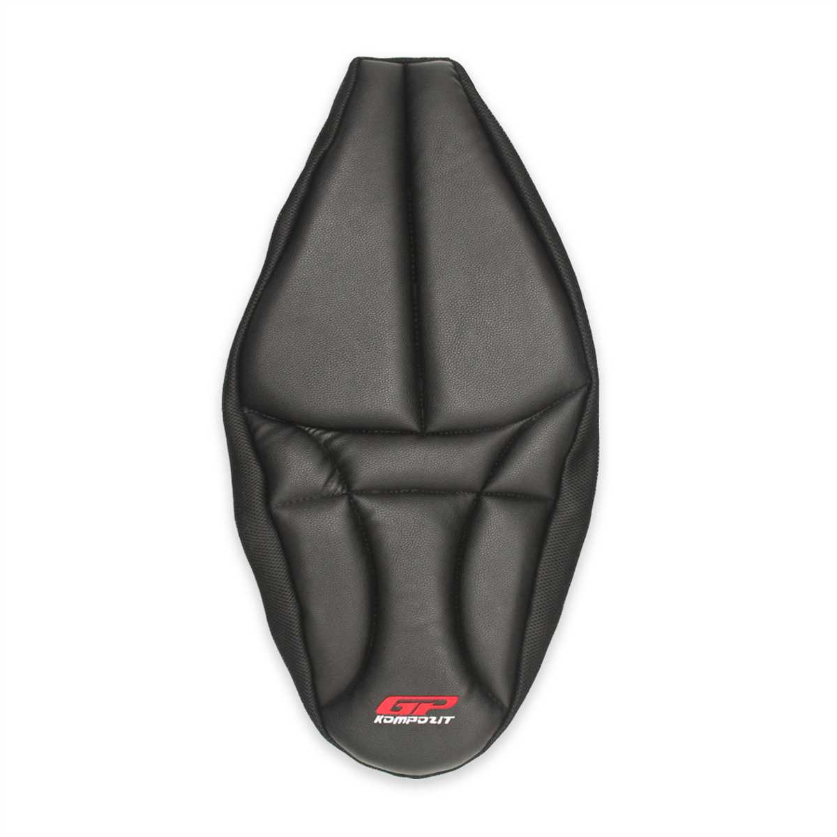 GP Kompozit Honda PCX 125 / 150 2014-2024 Uyumlu Fileli Motosiklet Konfor Sele Kılıfı Siyah