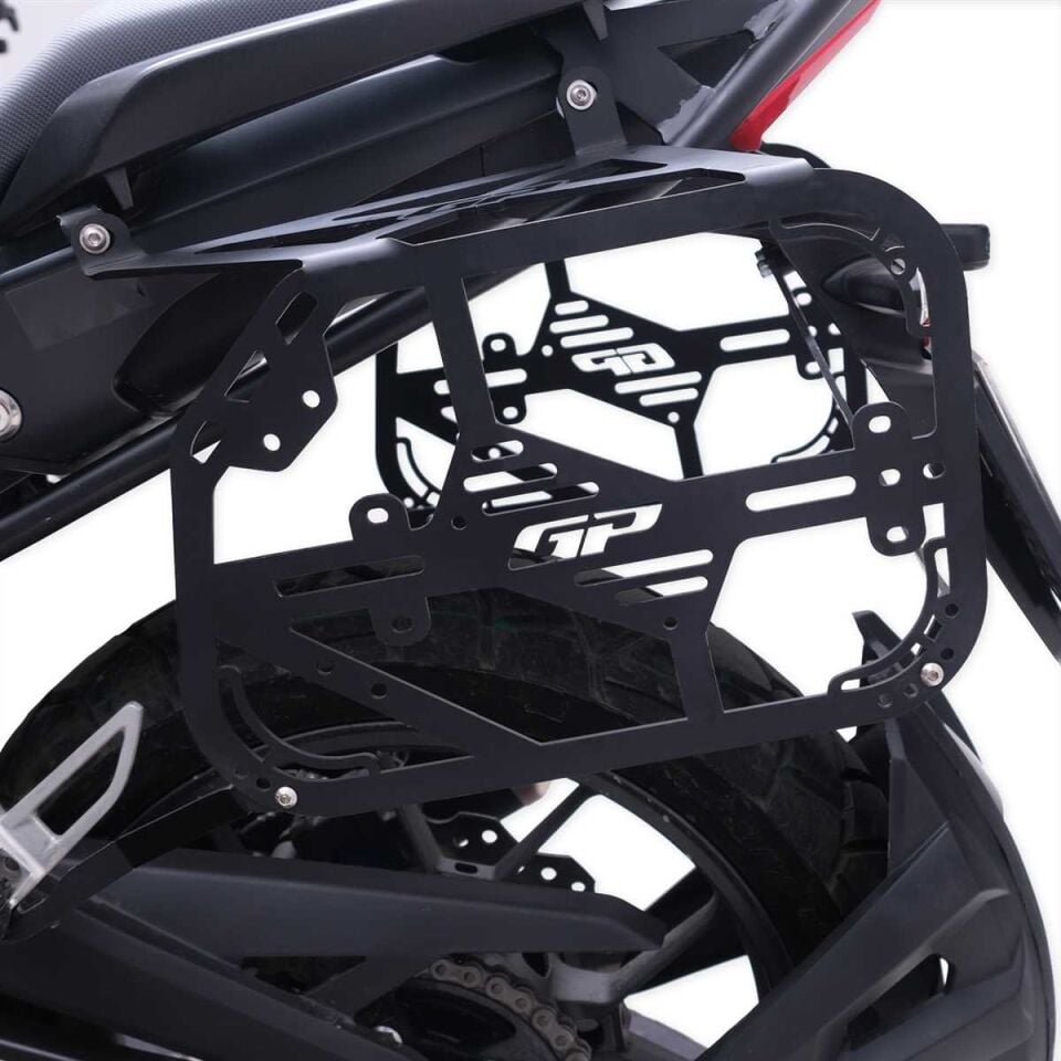 GP Kompozit Honda NX 500 2025 Uyumlu Arka ve Yan Çanta Demiri Seti Siyah
