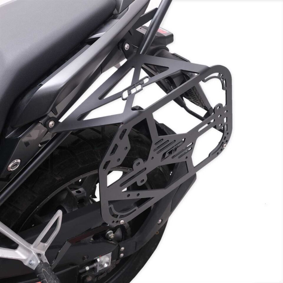GP Kompozit Honda NX 500 2025 Uyumlu Arka ve Yan Çanta Demiri Seti Siyah