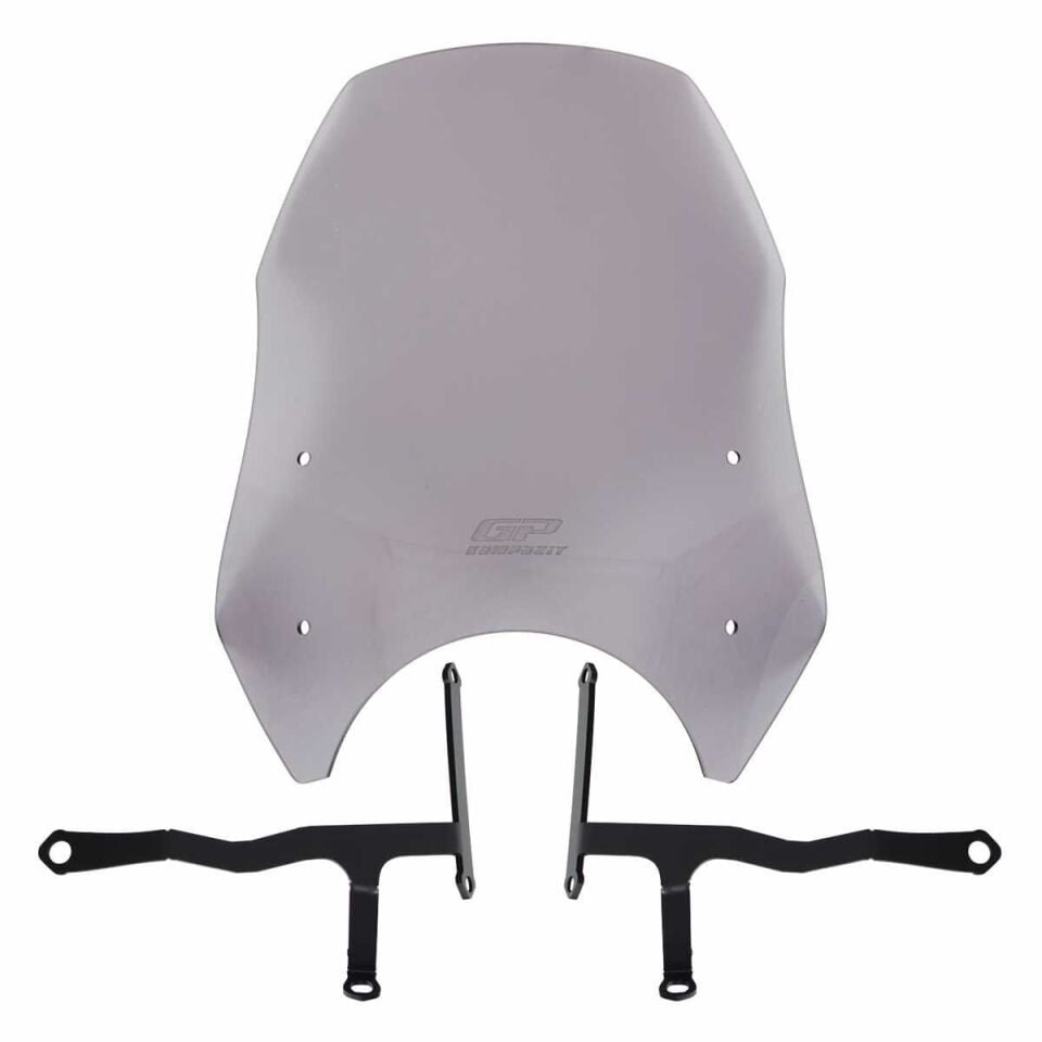 GP Kompozit Honda CL 250 2023-2024 Uyumlu Ön Cam Füme 39 cm