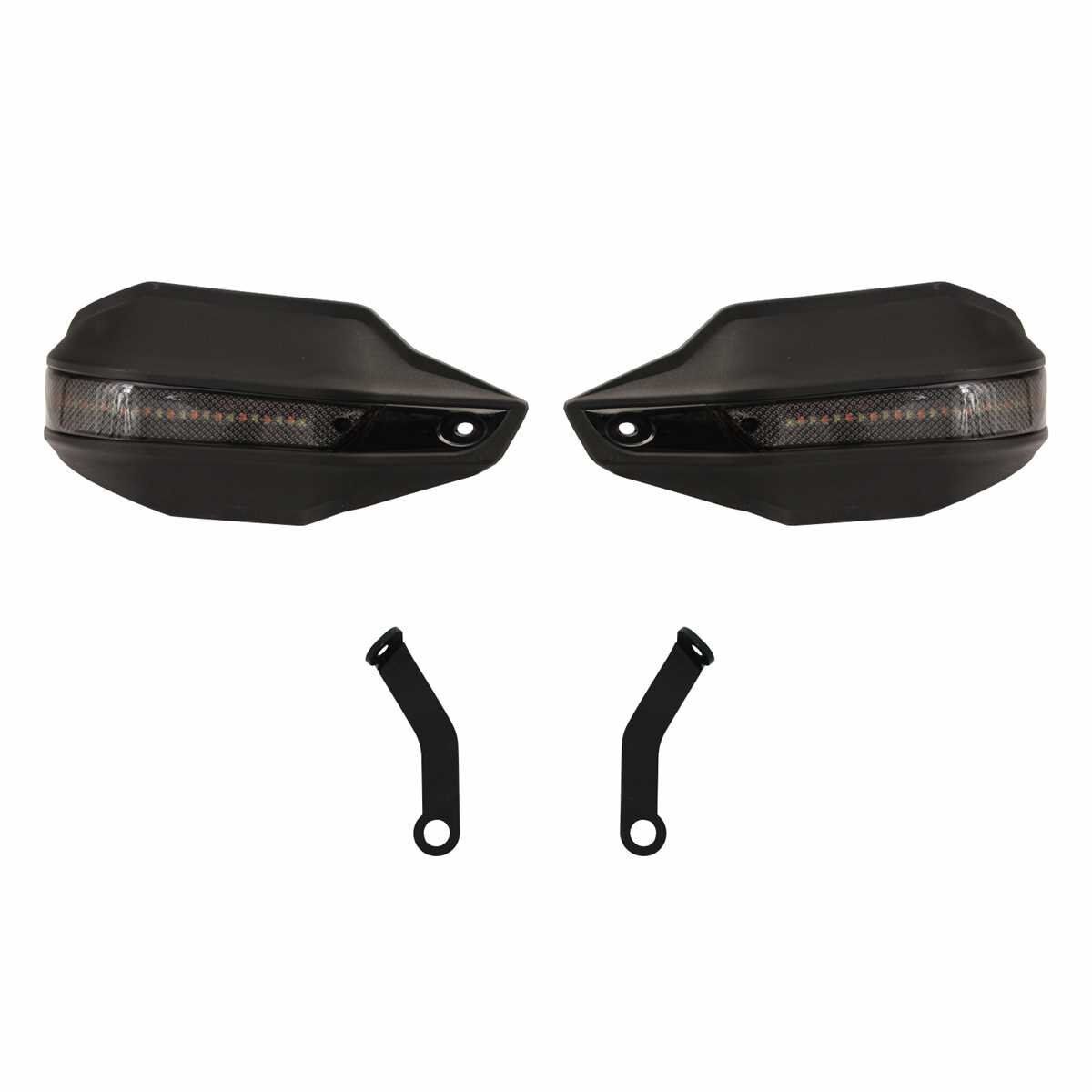 GP Kompozit CF Moto 250 CL-X 2022-2024 Uyumlu Led Sinyalli Elcik Koruma Siyah