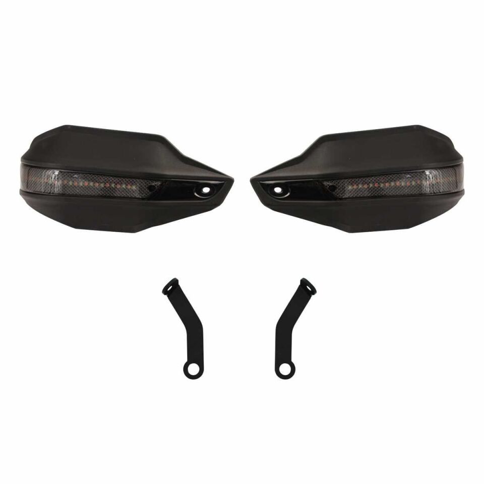 GP Kompozit CF Moto 250 CL-X 2022-2024 Uyumlu Led Sinyalli Elcik Koruma Siyah