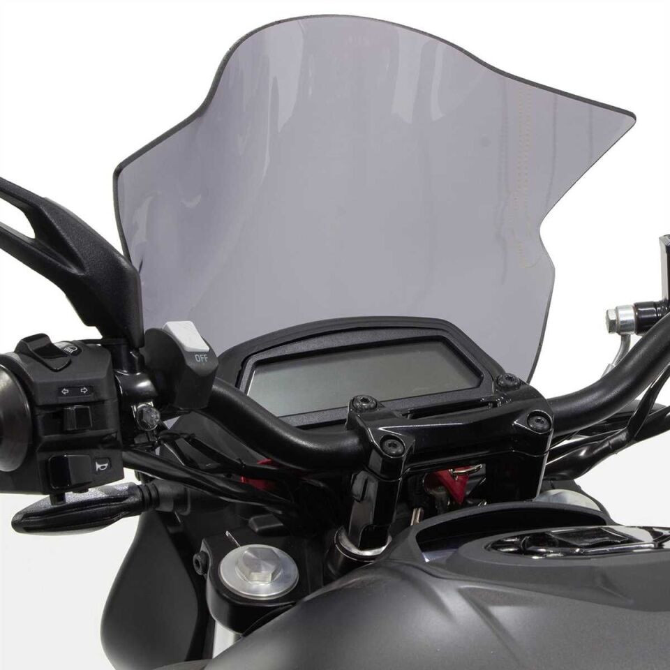 GP Kompozit Bajaj Dominar 250 / 400 2017-2024 Uyumlu Kısa Ön Cam Füme 37 cm