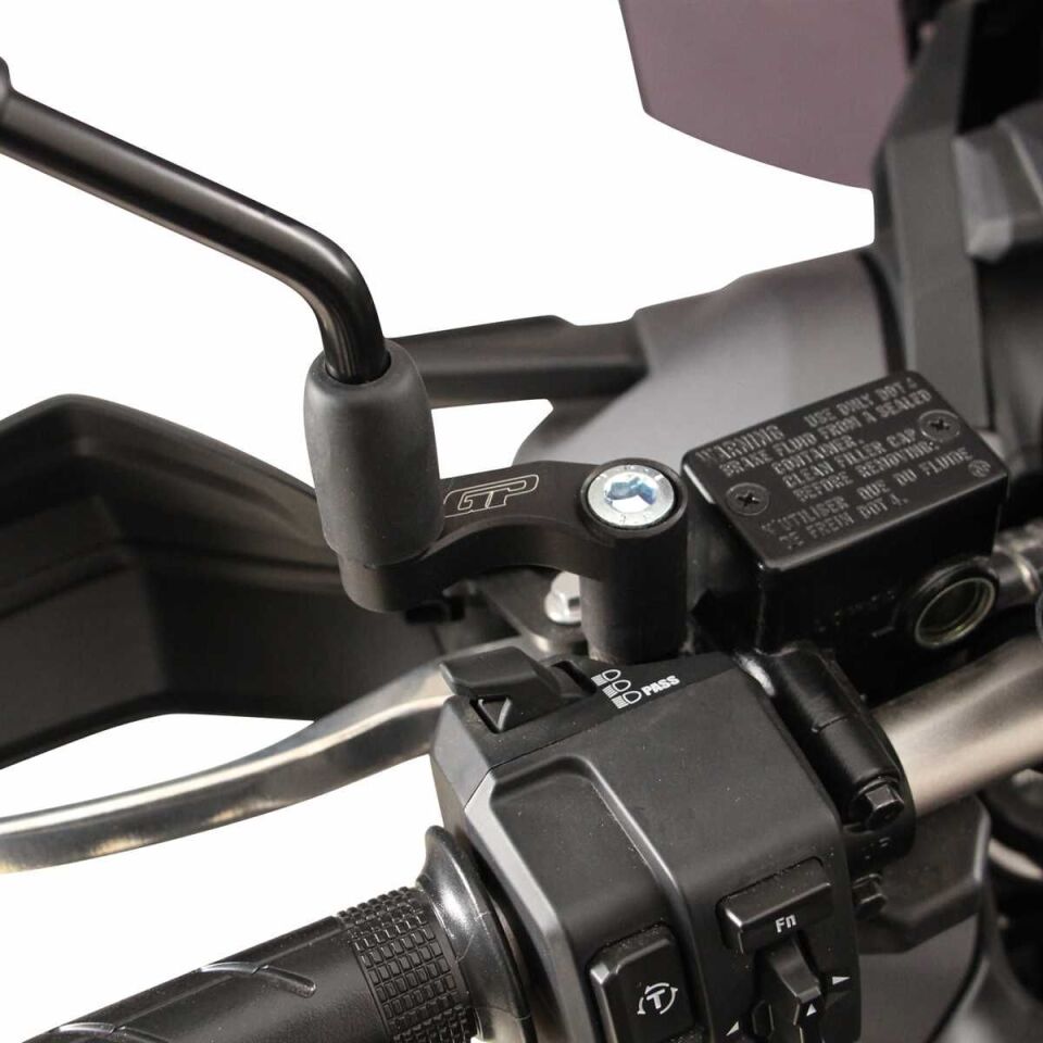 GP Kompozit Honda ADV 350 2023-2025 Uyumlu Ayna Genişletme Siyah