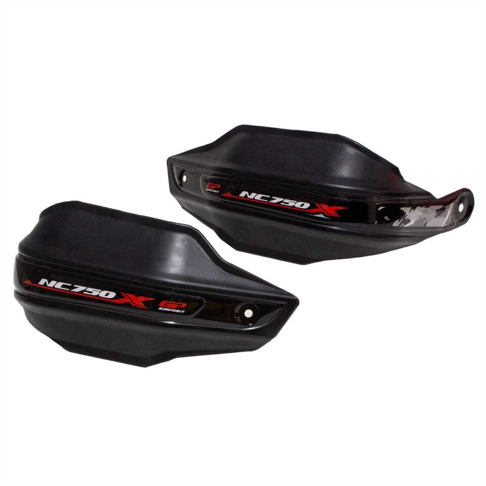 GP Kompozit Honda NC 750 X 2012-2024 Uyumlu Plastik Elcik Koruma Siyah