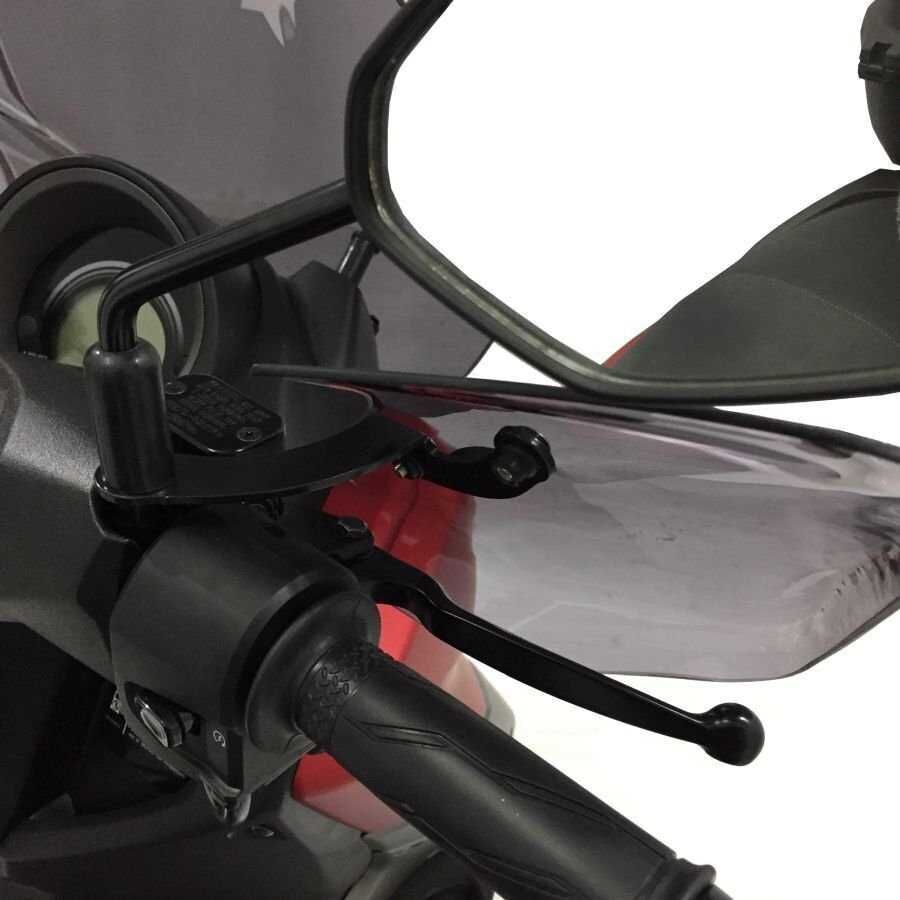GP Kompozit Yamaha NMAX 125 / 155 2015-2022 Uyumlu Elcik Koruma Siyah