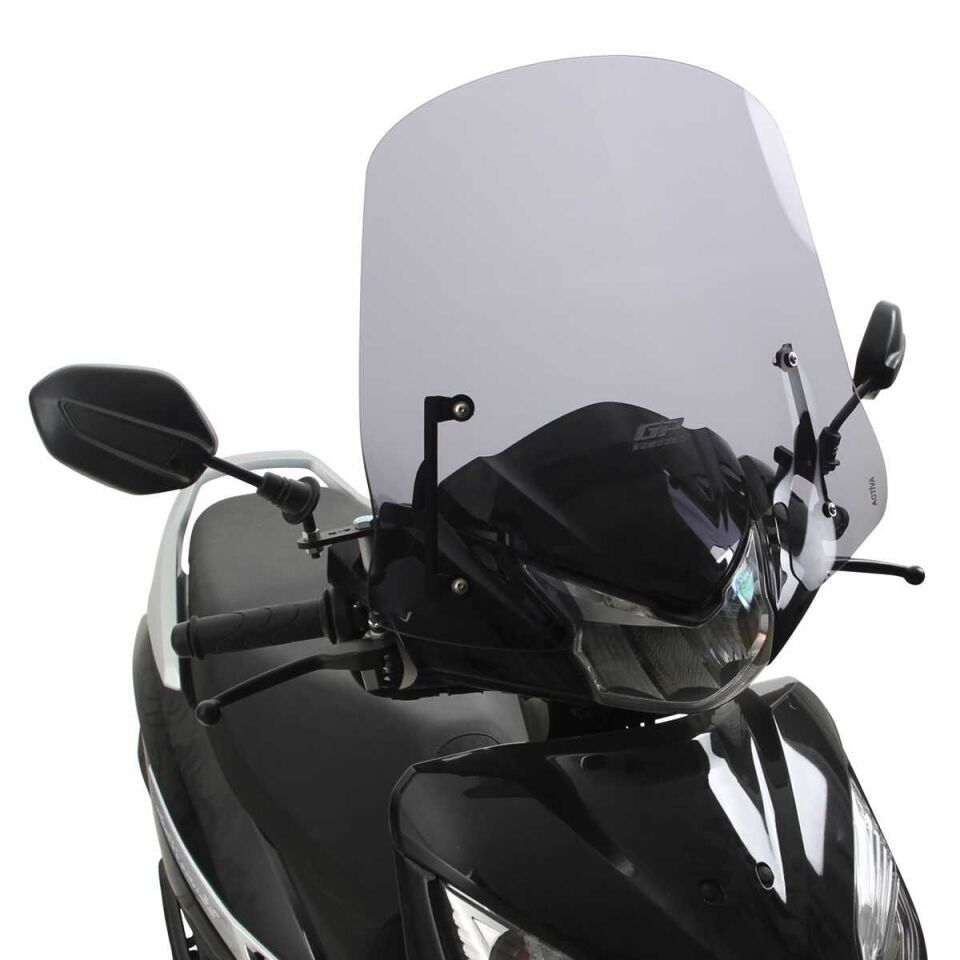 GP Kompozit Honda Activa 2023-2024 Uyumlu Kısa Ön Cam Füme 44 cm