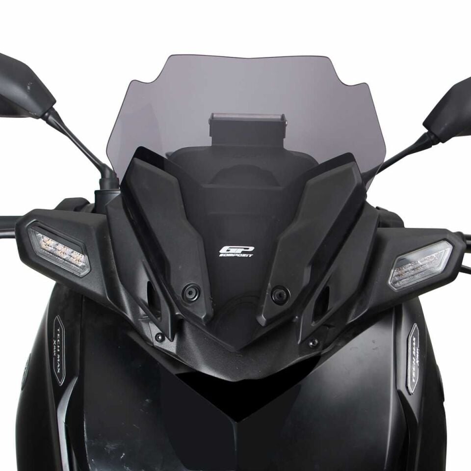 GP Kompozit Yamaha XMAX 250 2024 Uyumlu Spor Ön Cam Füme 40 cm