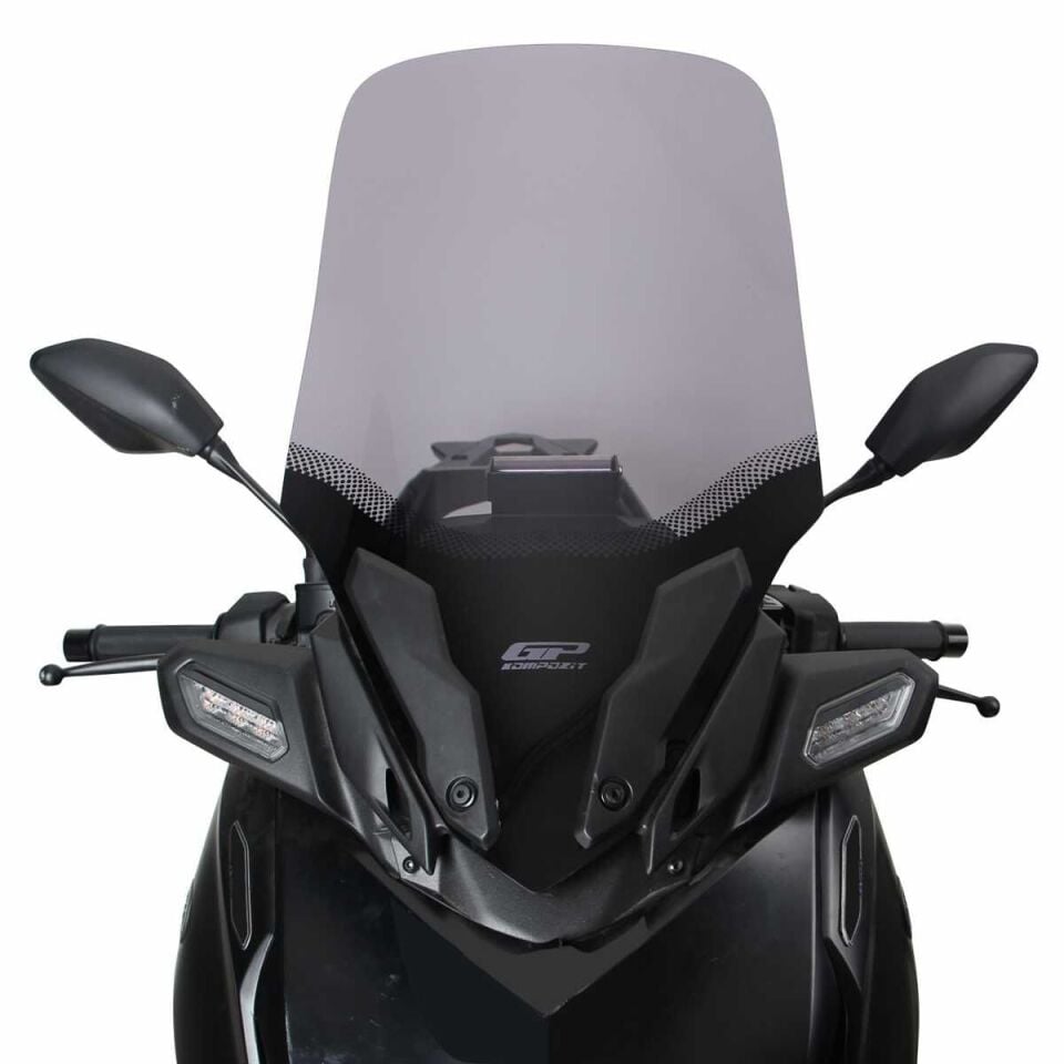 GP Kompozit Yamaha XMAX 250 2024 Uyumlu Ön Cam Şeffaf 64 cm