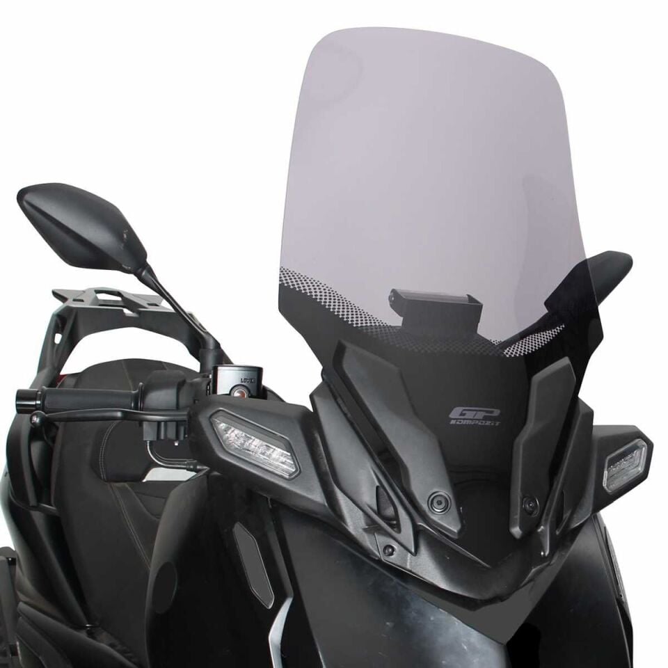GP Kompozit Yamaha XMAX 250 2024 Uyumlu Ön Cam Şeffaf 64 cm