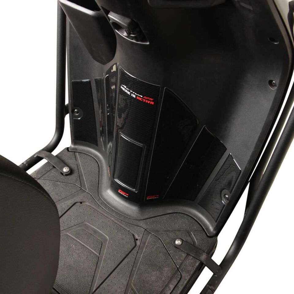 GP Kompozit Honda Activa 125 2023-2024 Uyumlu Tank Pad Seti Karbon