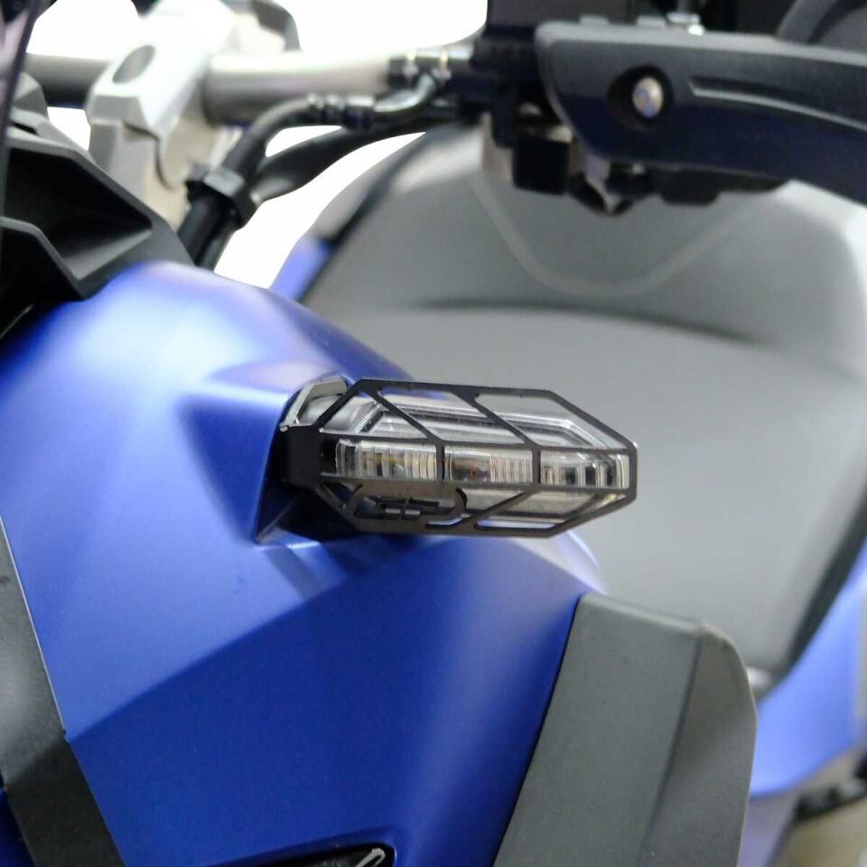GP Kompozit Honda ADV 350 2023-2025 Uyumlu Sinyal Koruma Siyah