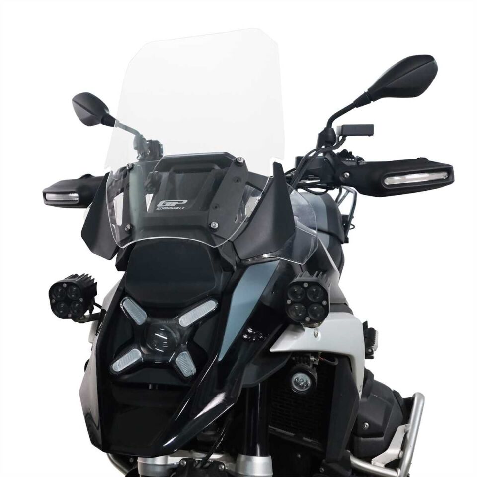 GP Kompozit BMW R 1300 GS 2024 Uyumlu Ön Cam Şeffaf 49 cm