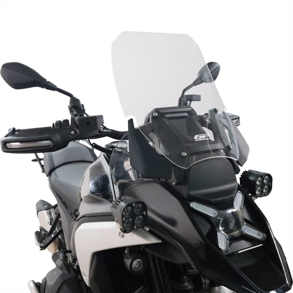 GP Kompozit BMW R 1300 GS 2024 Uyumlu Ön Cam Şeffaf 49 cm