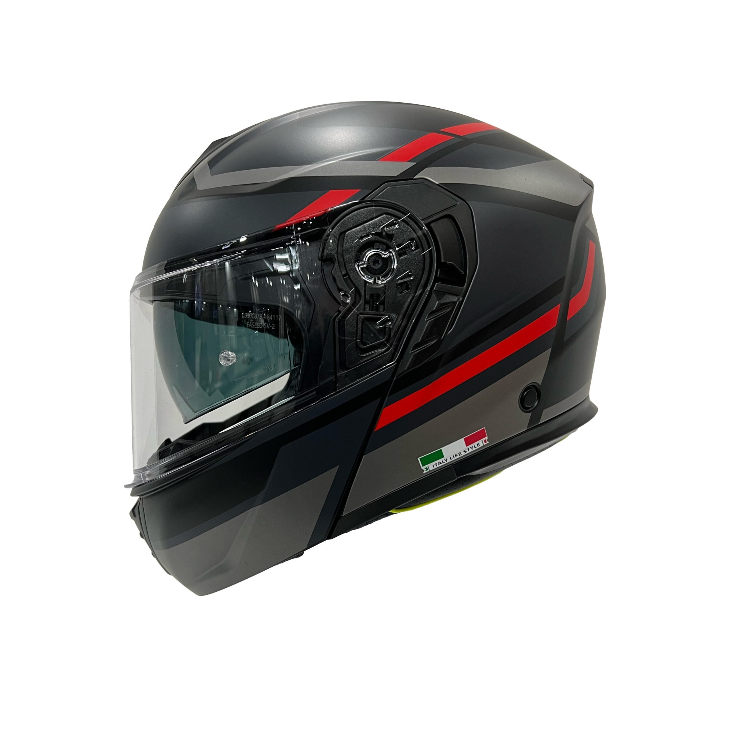 SWAY SW 917 FAST Black Titanium Çene Açılır Kask