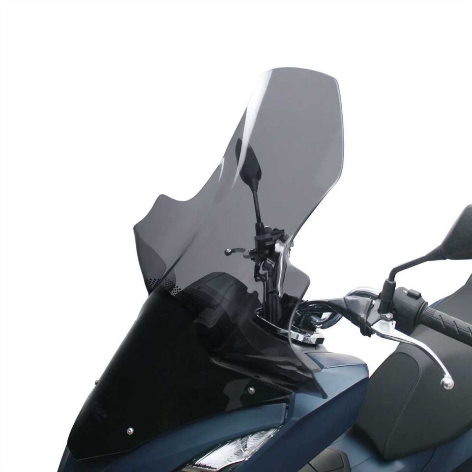 GP Kompozit Honda PCX 125 / 150 2021-2024 Uyumlu Elcikli Ön Cam Füme 78 cm