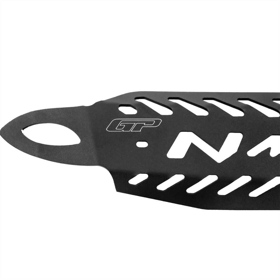 GP Kompozit Yamaha NMAX 125 / 155 2021-2025 Uyumlu Spor Egzoz Koruma Kapağı Siyah