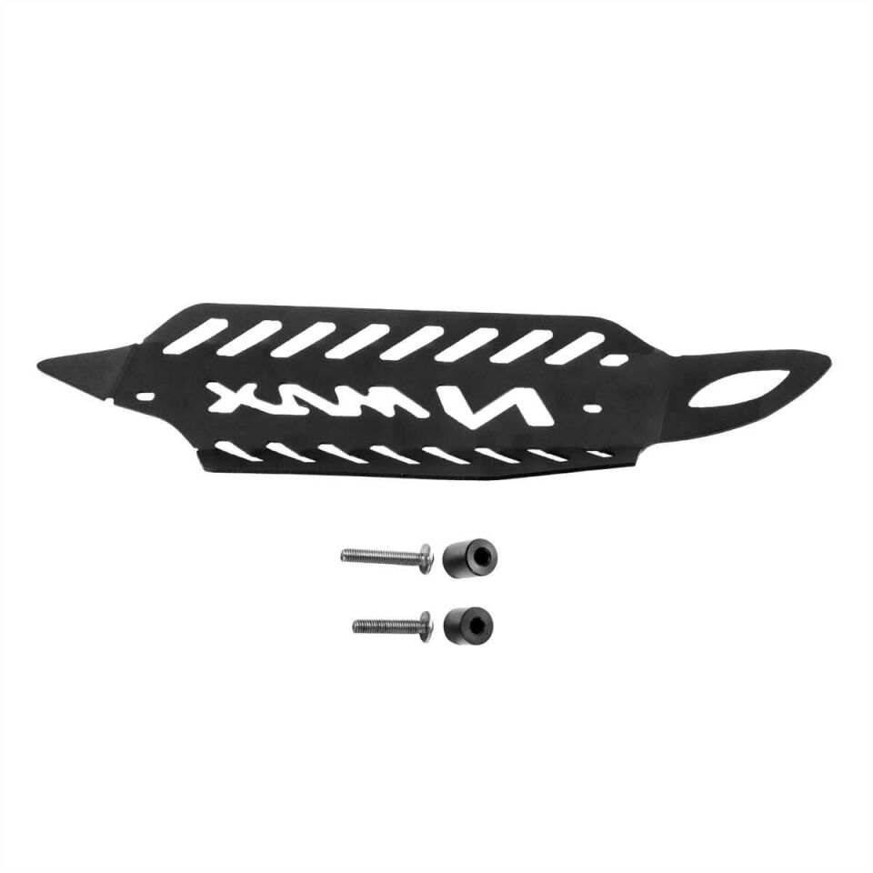 GP Kompozit Yamaha NMAX 125 / 155 2021-2025 Uyumlu Spor Egzoz Koruma Kapağı Siyah