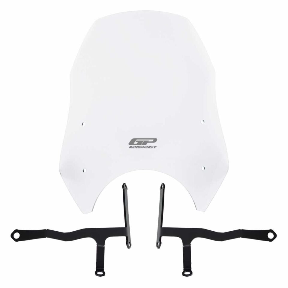GP Kompozit Honda CL 250 2023-2024 Uyumlu Ön Cam Şeffaf 39 cm