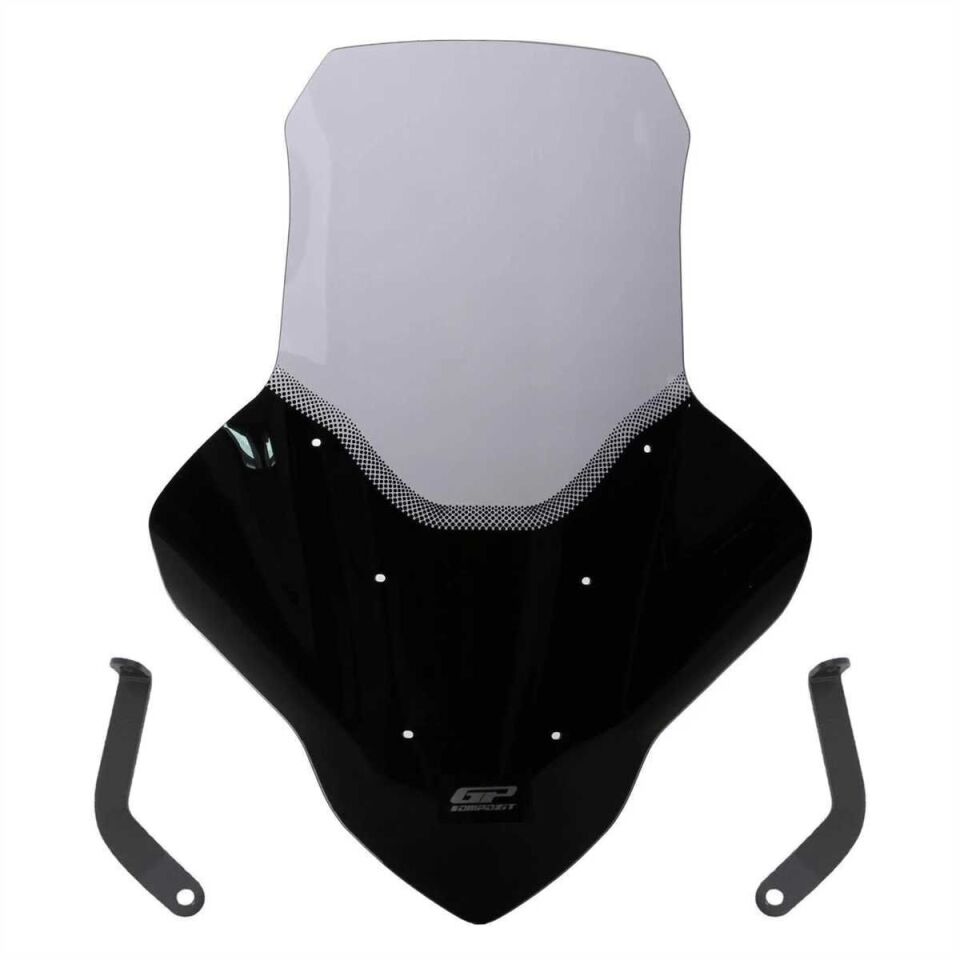 GP Kompozit Yamaha NMAX 125 / 155 2021-2024 Uyumlu Elcikli Tur Camı Füme 74 cm