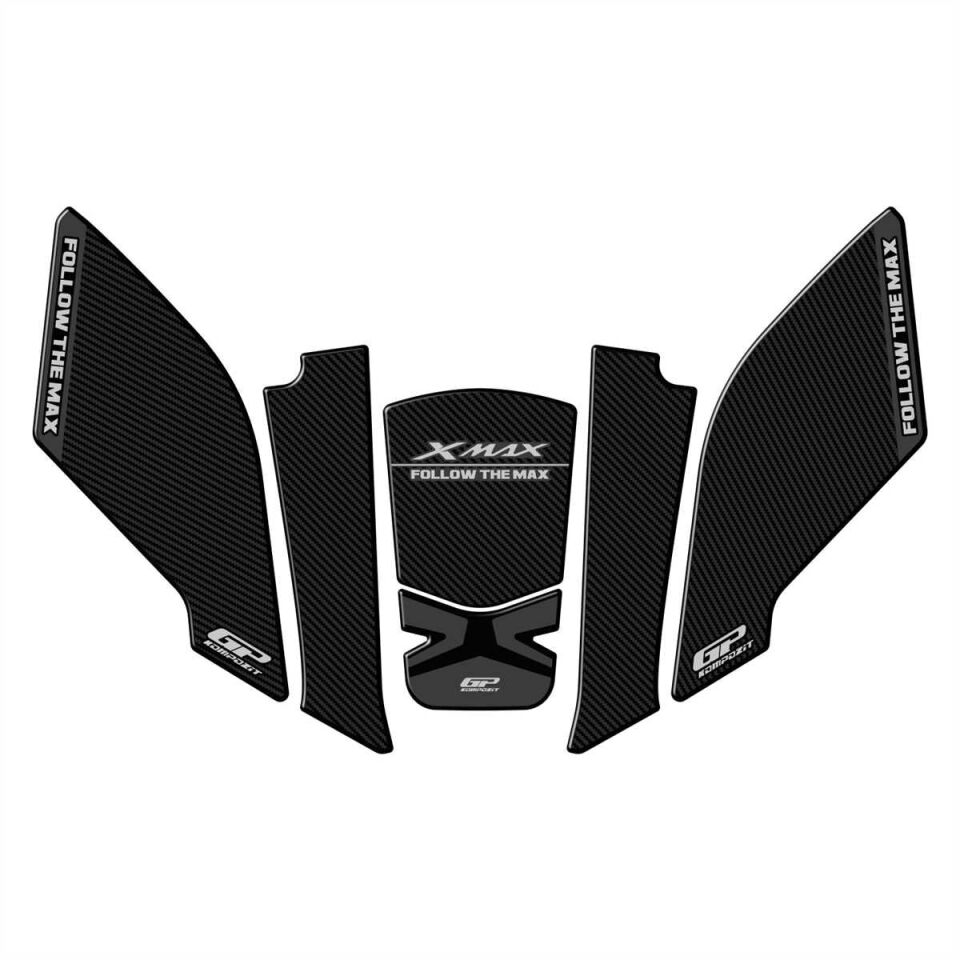 GP Kompozit Yamaha XMAX 2023-2024 Uyumlu Tank Pad Gri