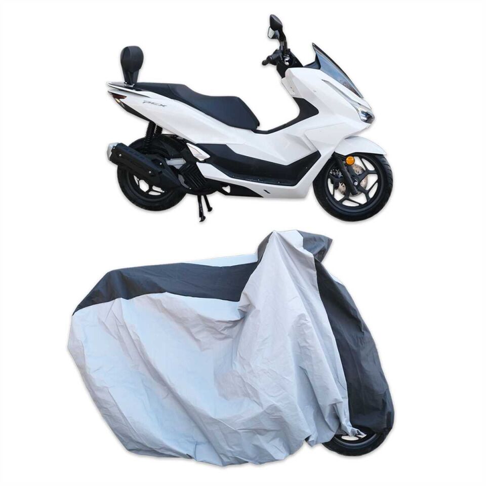GP Kompozit Universal Küçük Boy Motosiklet Brandası Gri