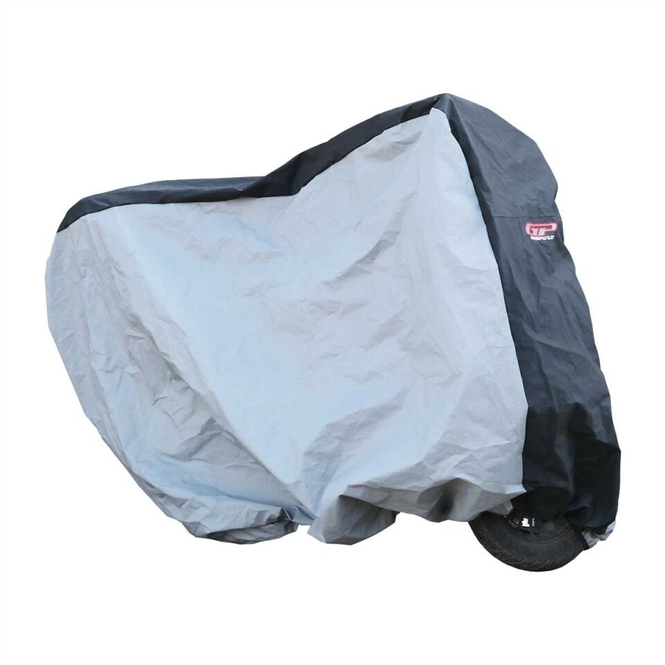 GP Kompozit Universal Küçük Boy Motosiklet Brandası Gri