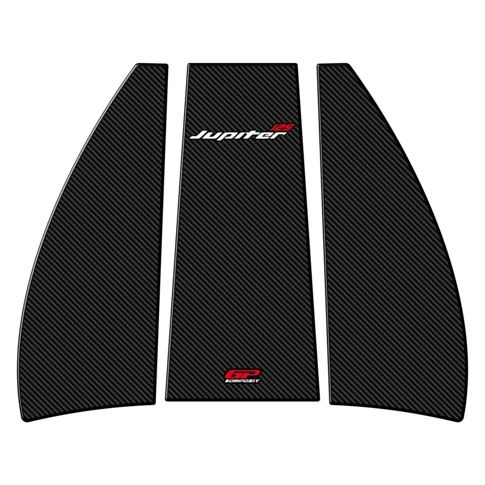 GP Kompozit TVS Jupiter 110/125 2023-2024 Uyumlu Tank Pad Seti Karbon