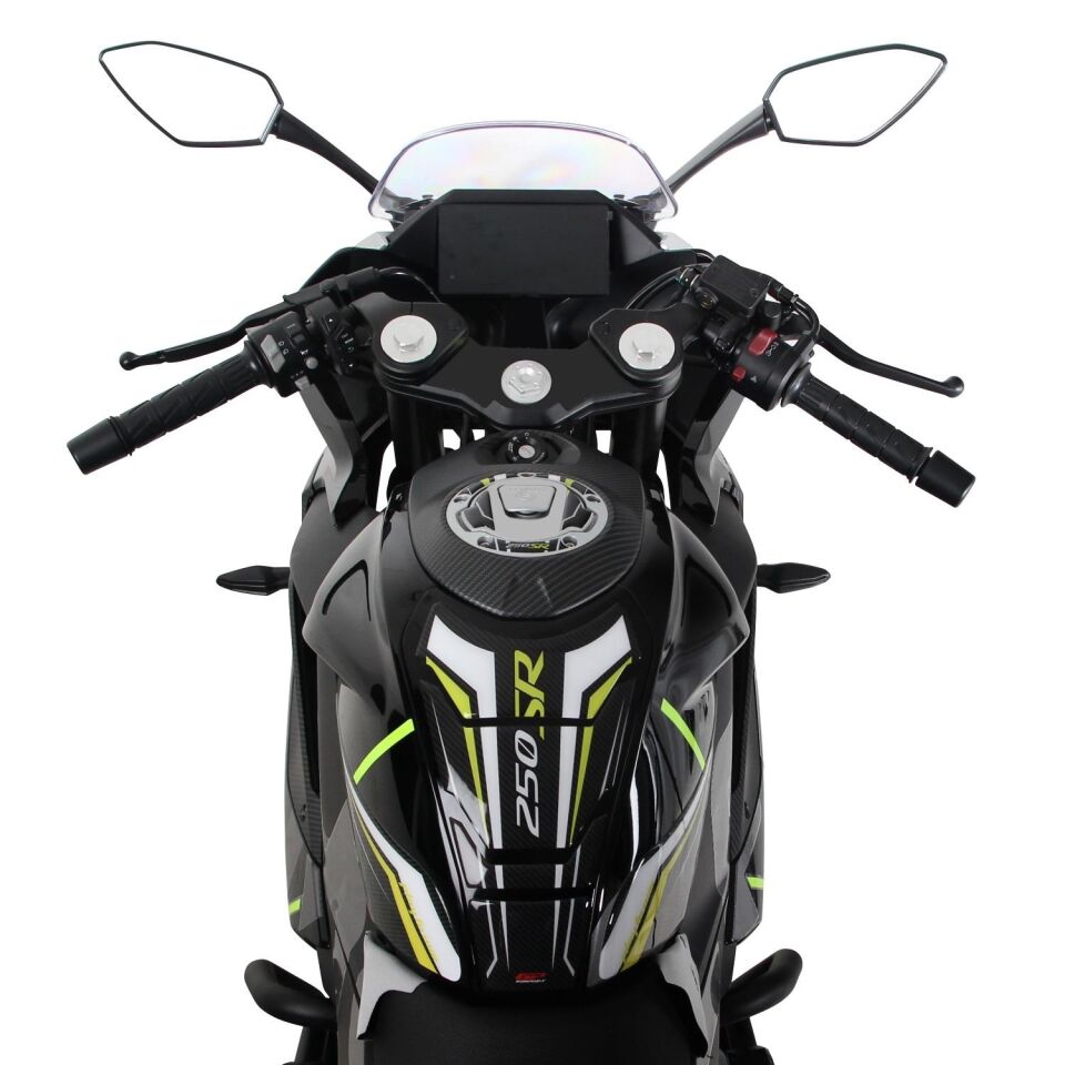 GP Kompozit CF Moto 250 SR 2020-2024 Uyumlu Tank Pad Seti Turkuaz