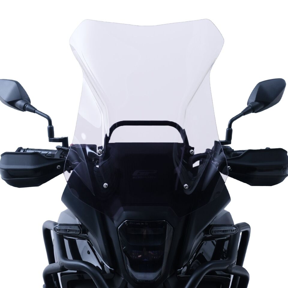 GP Kompozit Honda NX 500 2025 Uyumlu Ön Cam Şeffaf 49 cm