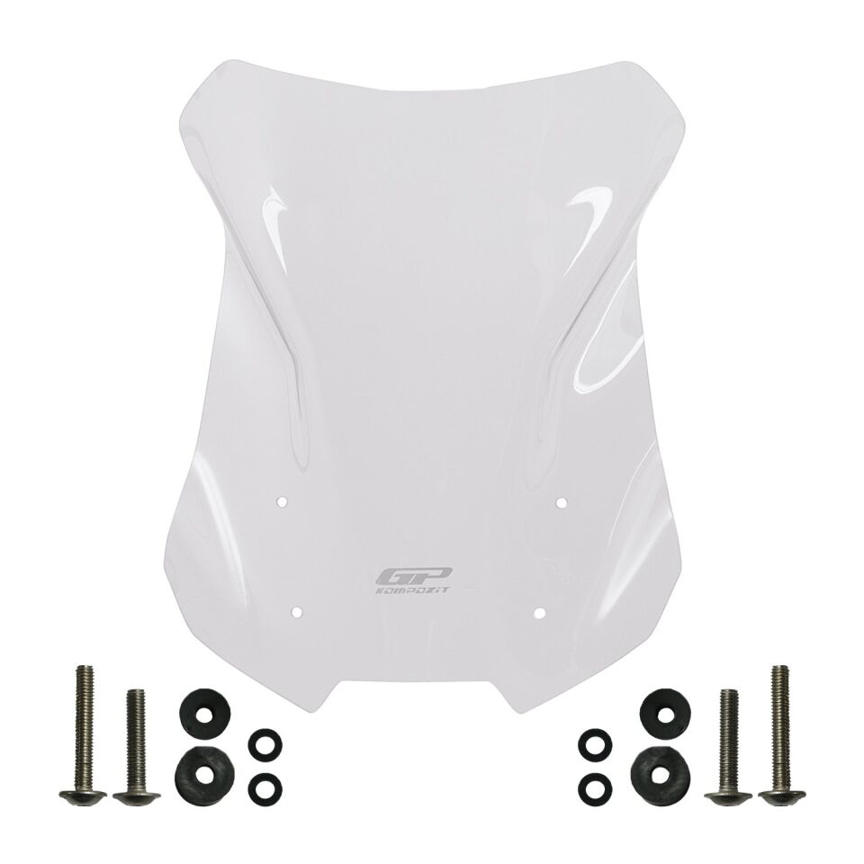GP Kompozit Honda NX 500 2025 Uyumlu Ön Cam Şeffaf 49 cm