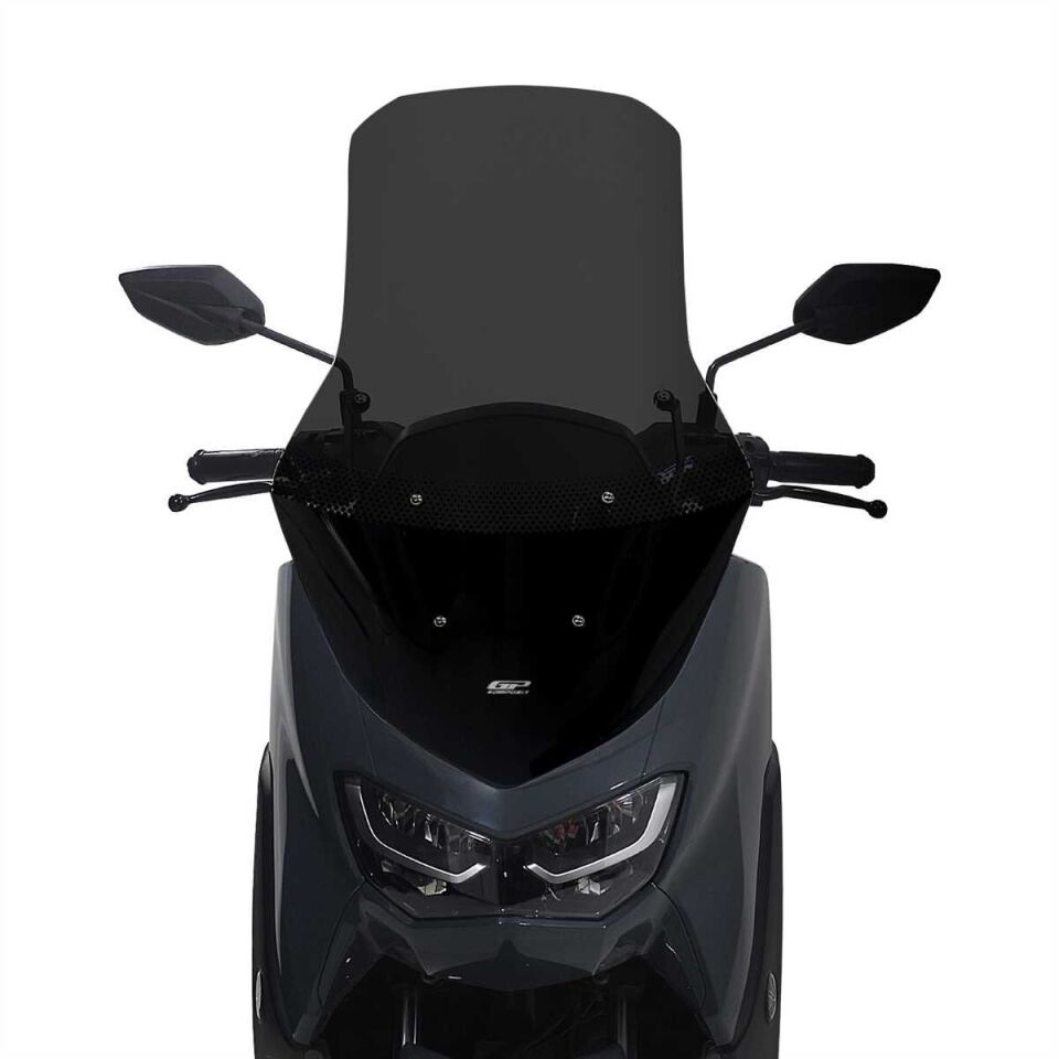 GP Kompozit Yamaha NMAX 125 / 155 2021-2024 Uyumlu Ayaklı Tur Camı Füme 72 cm