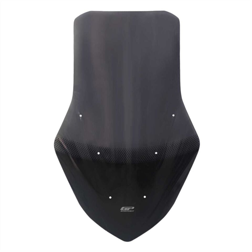 GP Kompozit Yamaha NMAX 125 / 155 2021-2024 Uyumlu Ayaklı Tur Camı Füme 72 cm