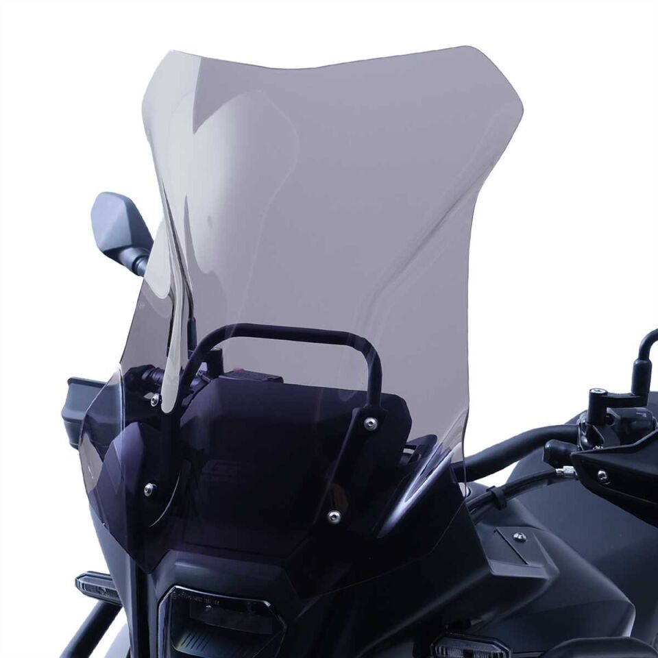 GP Kompozit Honda NX 500 2025 Uyumlu Ön Cam Füme 49 cm