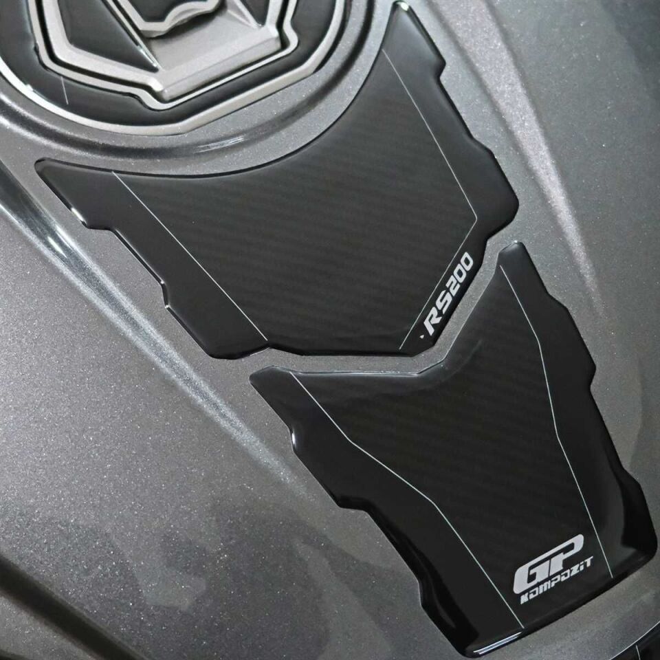 GP Kompozit Bajaj Pulsar RS 200 2015-2024 Uyumlu Tank Pad Karbon