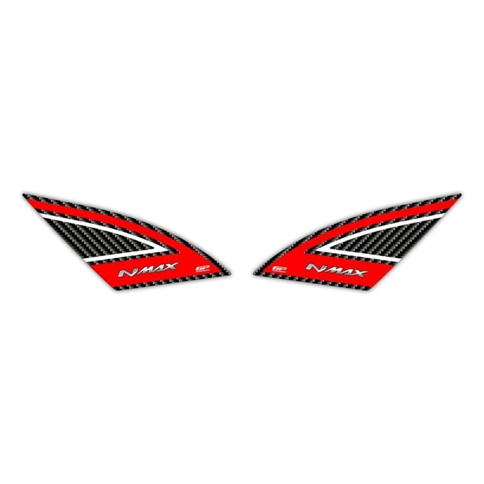 GP Kompozit Yamaha NMAX 125 / 155 2021-2024 Uyumlu Artçı Ayak Pad Kırmızı