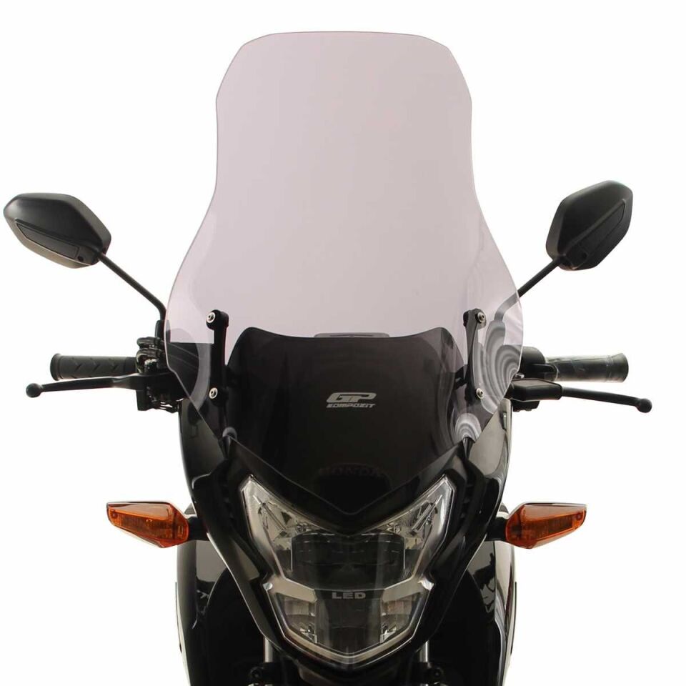 GP Kompozit Honda CB125F 2023-2024 Uyumlu Tur Camı Şeffaf 60 cm