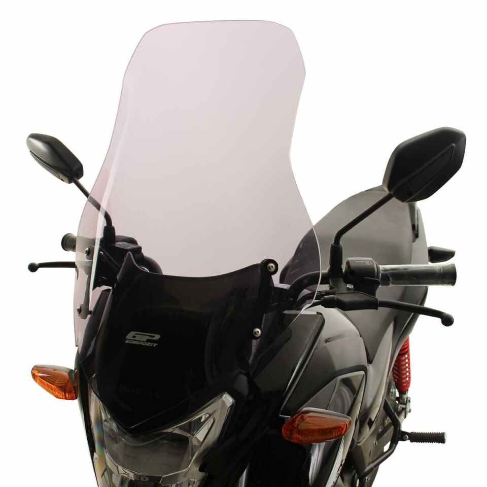 GP Kompozit Honda CB125F 2023-2024 Uyumlu Tur Camı Şeffaf 60 cm