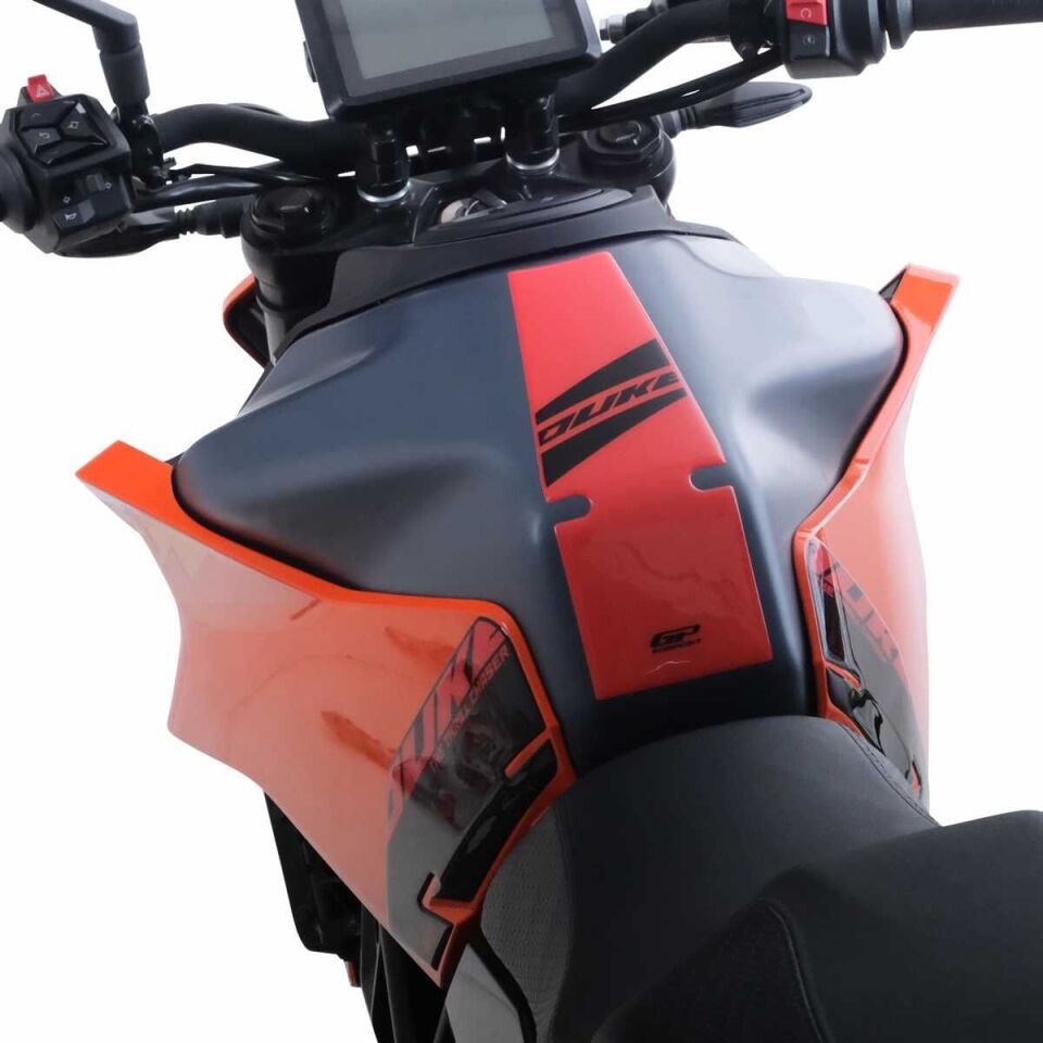 GP Kompozit KTM Duke 250 2024 Uyumlu Tank Pad Seti Beyaz